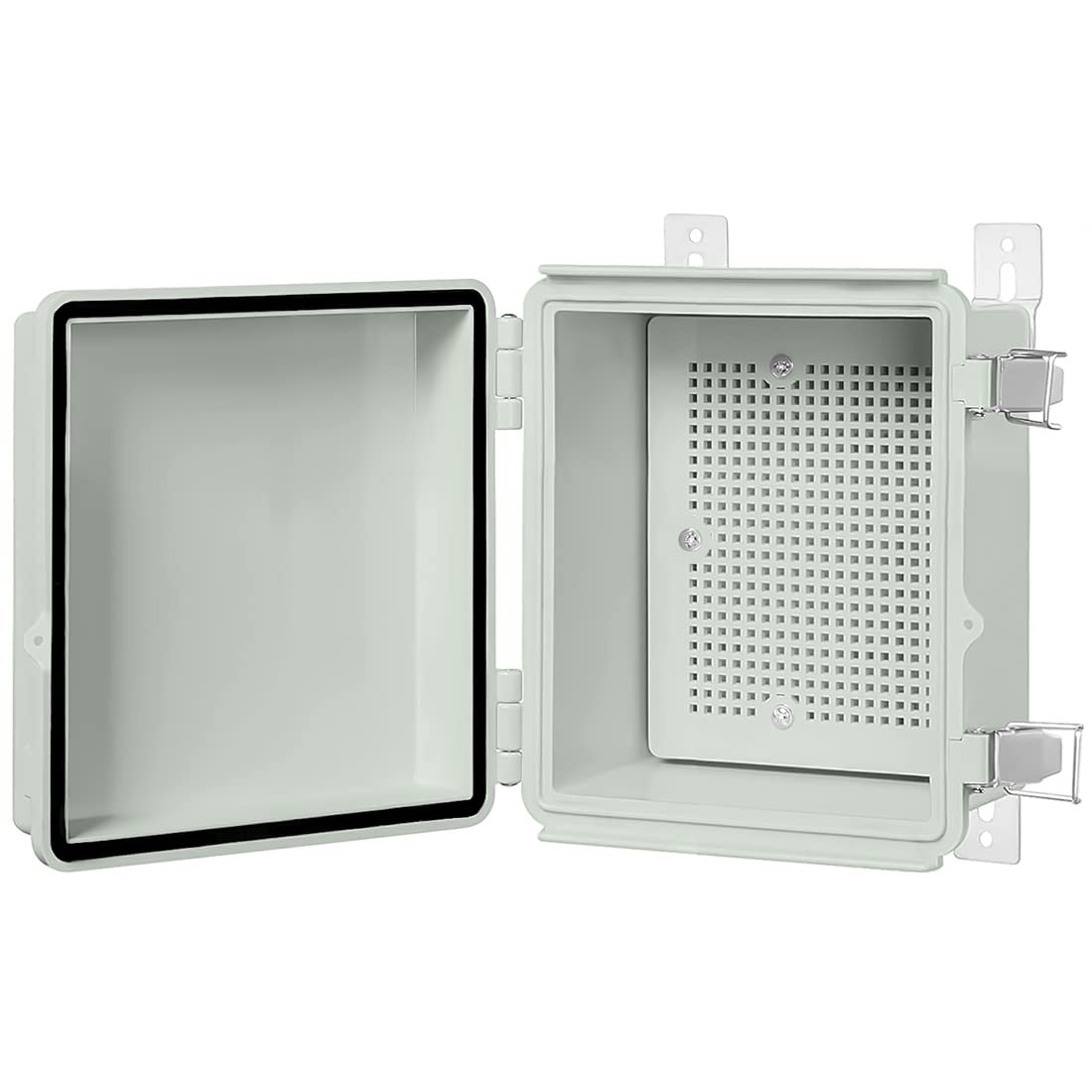 ABS IP67 Waterproof Junction Box with Mounting Plate 150x150x90mm Pack of 2 S36305