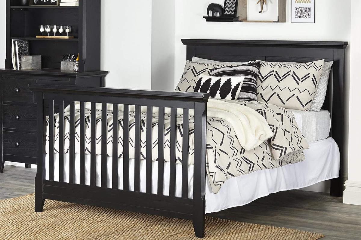 4 in 1 Convertible Crib Black W7102