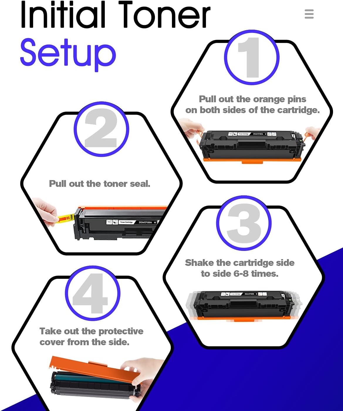 Compatible Toner Cartridge Replacement 4-Pack S96041