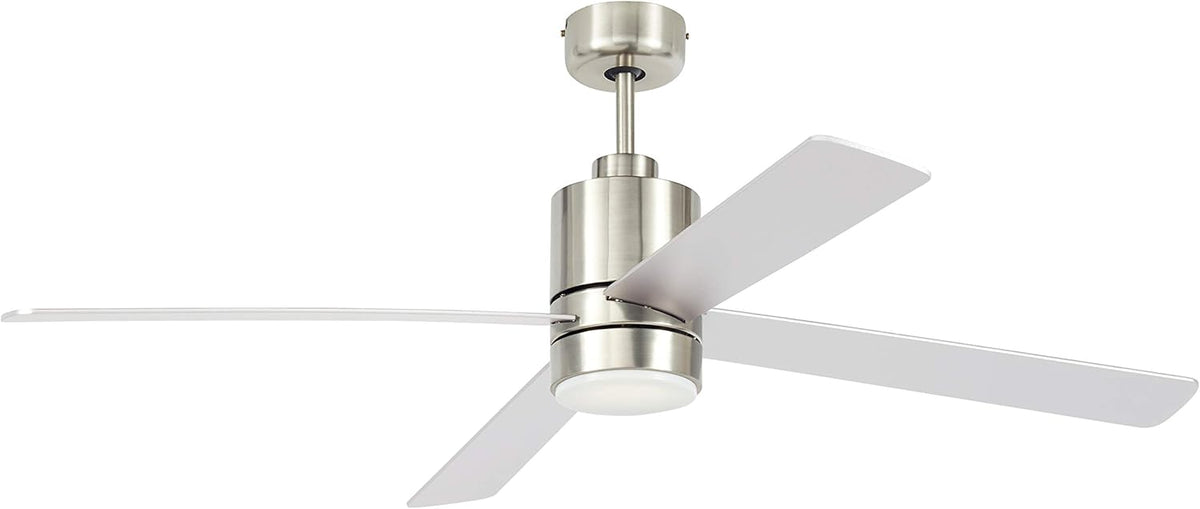 Remote Control Flush Mount Ceiling Fan with LED Light Q56330