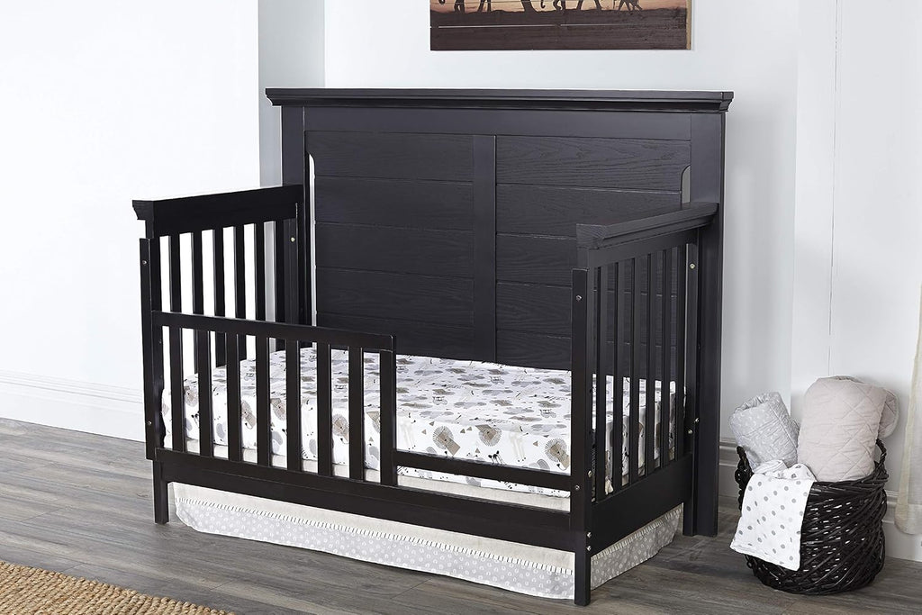 4 in 1 Convertible Crib Black W7102