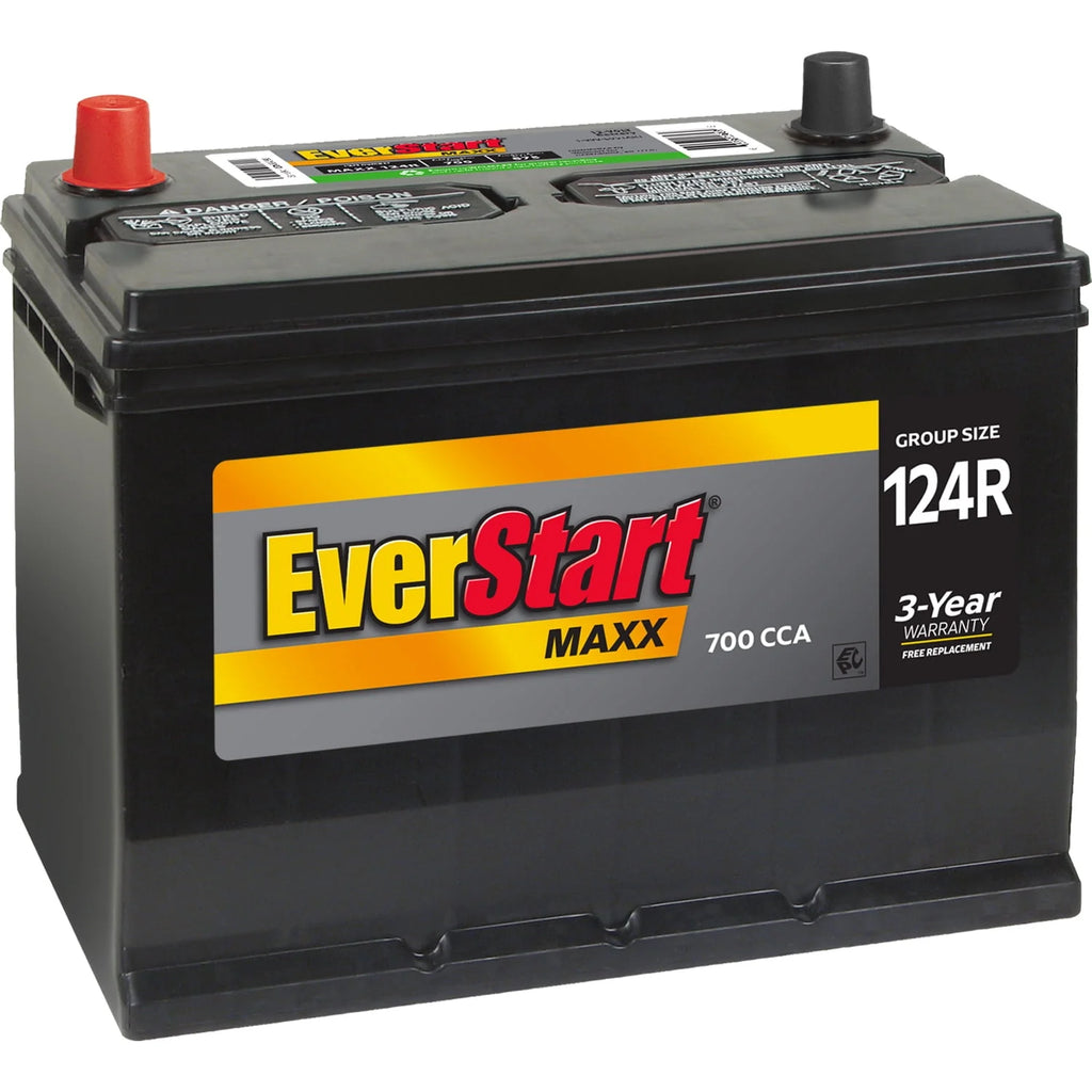 Lead Acid Automotive Battery, Group Size 124R 12 Volt, 700 CCA Y11407