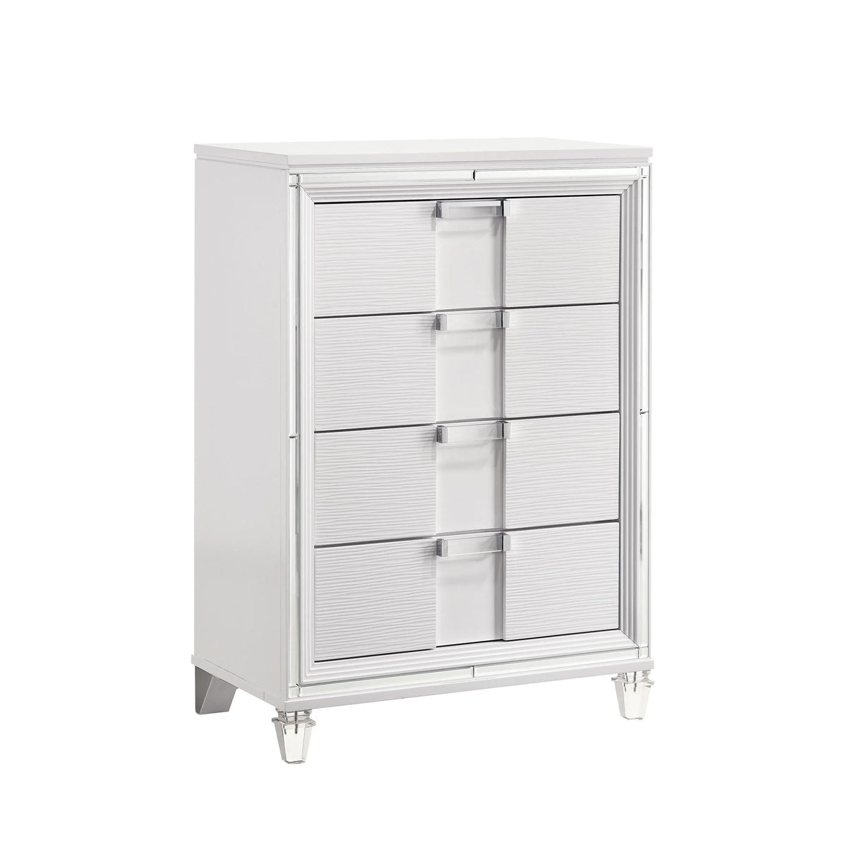 White 5-Drawer Chest O723678