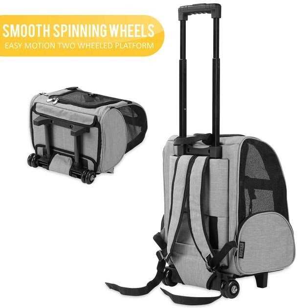 Backpack Pet Travel Carrier with Double Wheels Z158