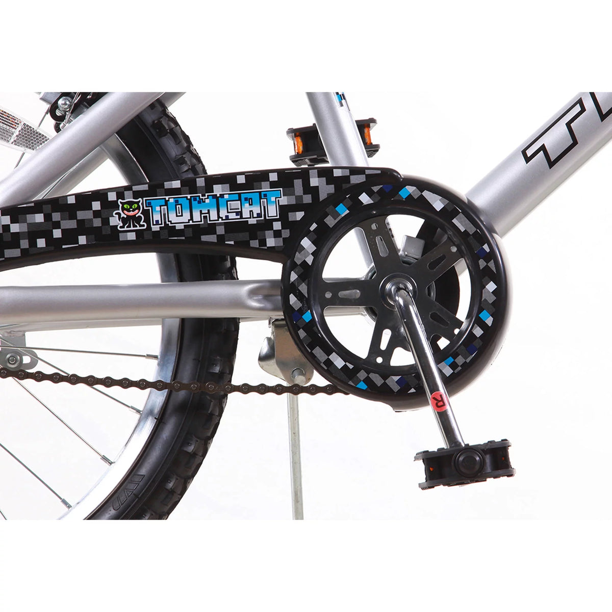 20 In. Blue and Silver BMX Bike T21612