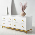 White 4-Drawer Dresser O198806