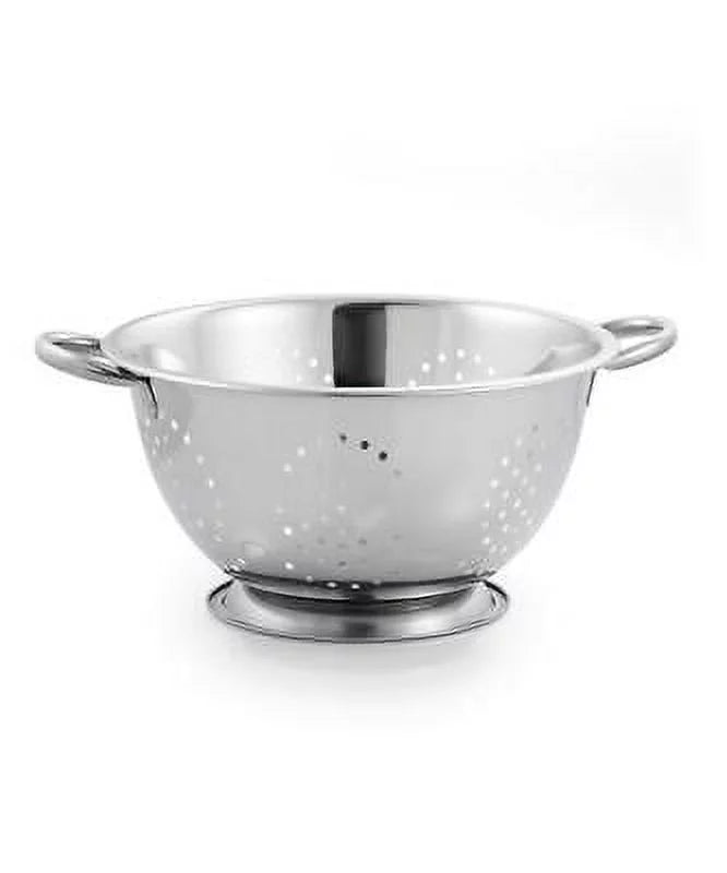 Silver Stainless Steel Colander 5 qt L5394