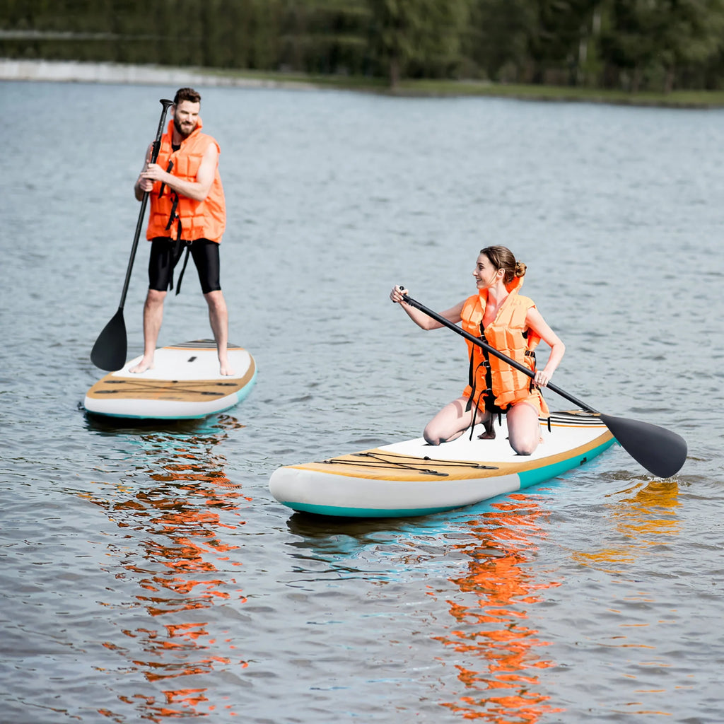11' Inflatable Stand Up Paddle Board with Bag Paddle Pump U8610