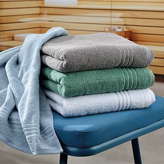 Sauna Towel Frost Grey E84578