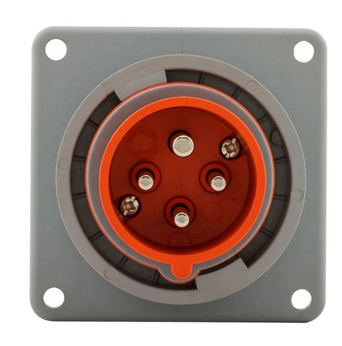 Pin and Sleeve Inlet, Orange, 20A, 125/250V F853876