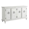 White Solid Wood 65" TV Stand I7971
