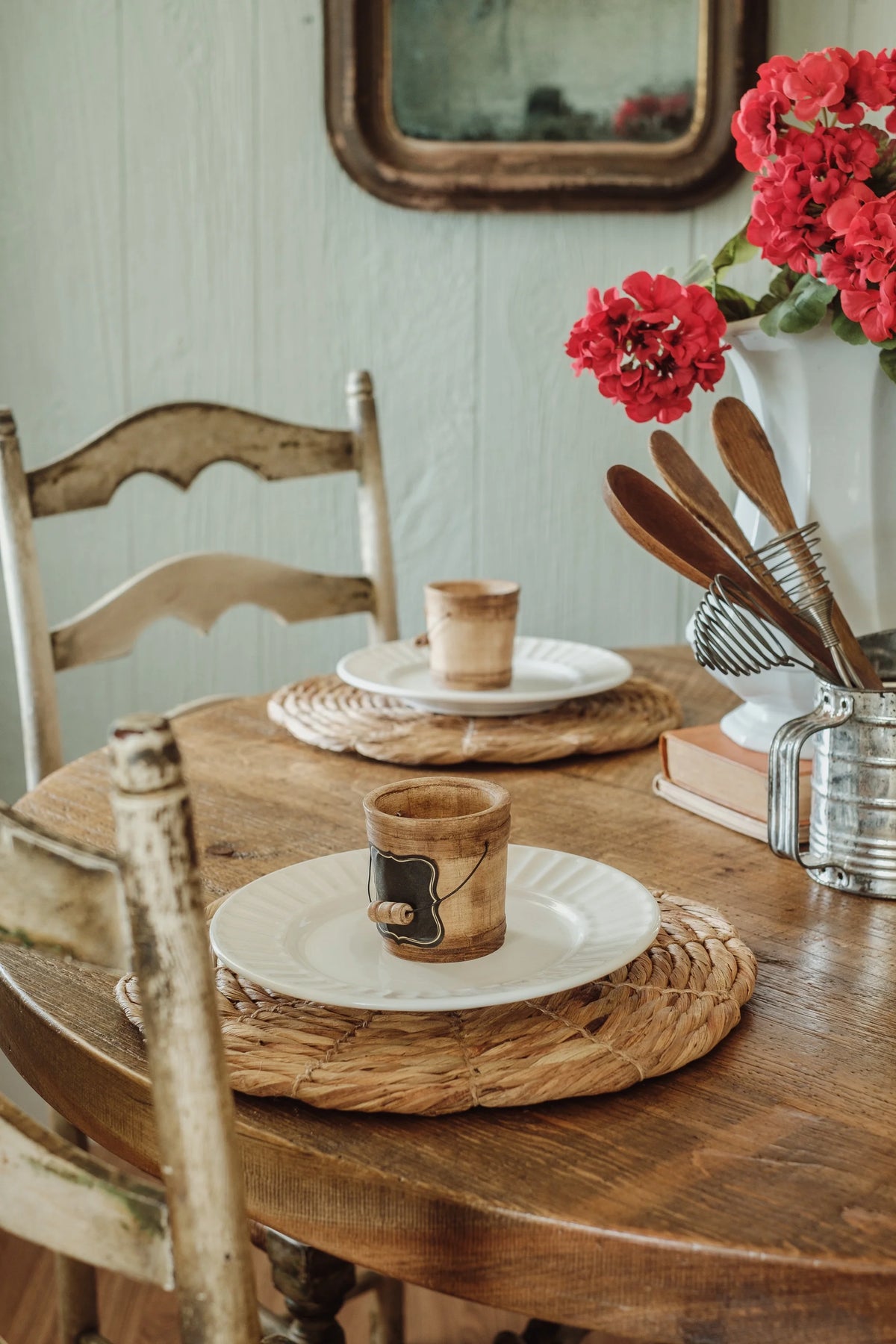 Solid Wood Farm Table Y31396