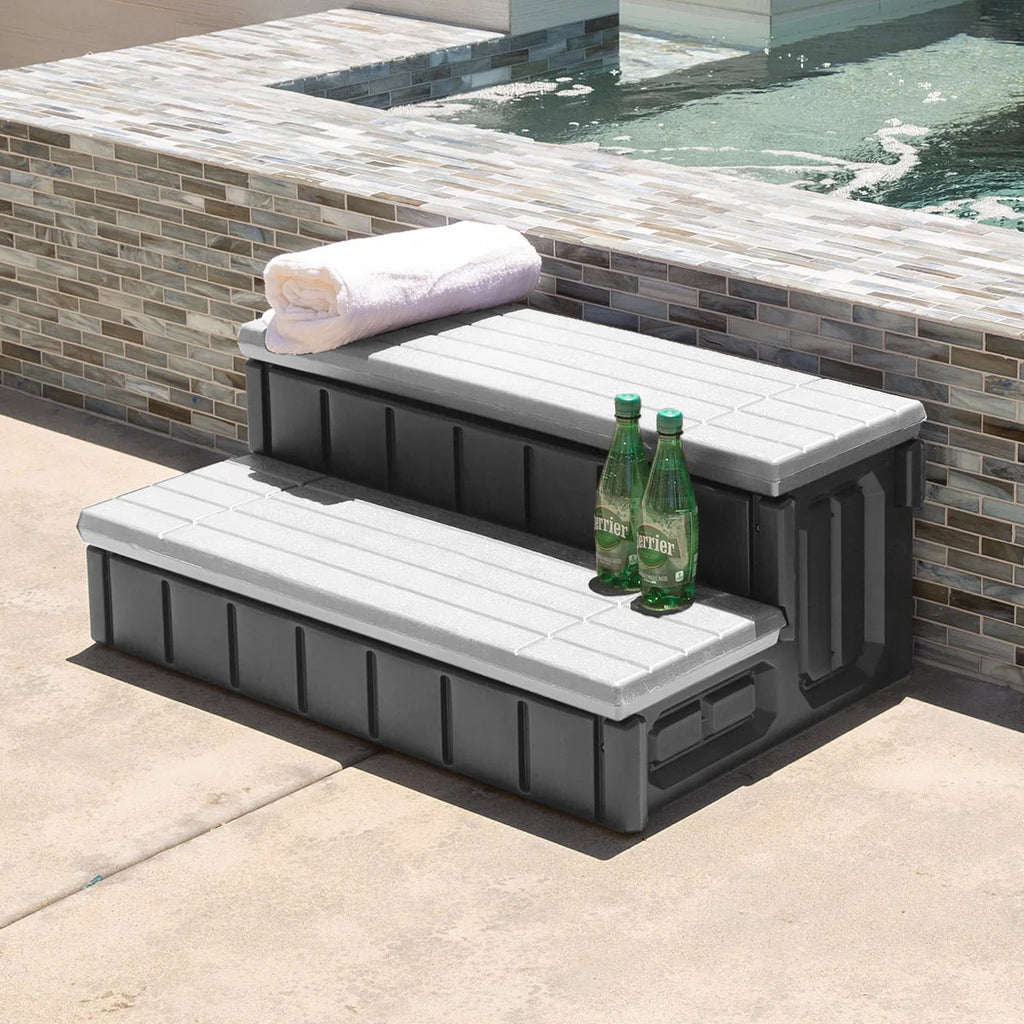 36 Spa Step Hot Tub and Spa 2-Step Storage Compartment J439579
