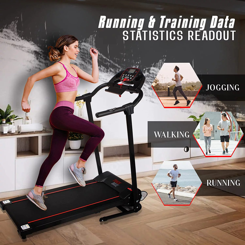 Foldable Treadmill with LCD V7480