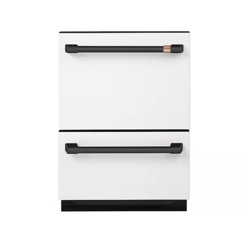 Flat Black Double Drawer Dishwasher Handle Kit X2928