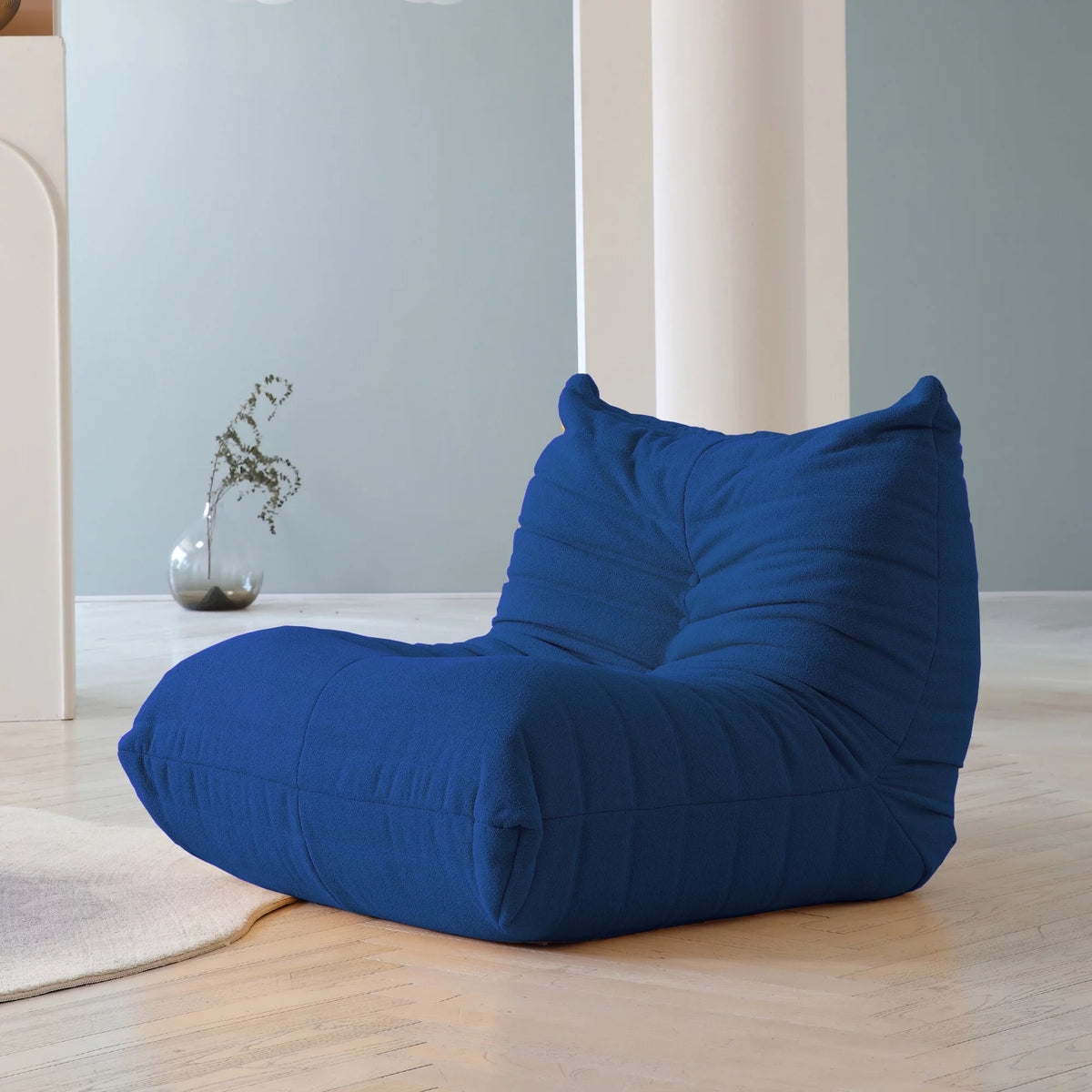 Blue Foam Single Seat Sofa Z2296