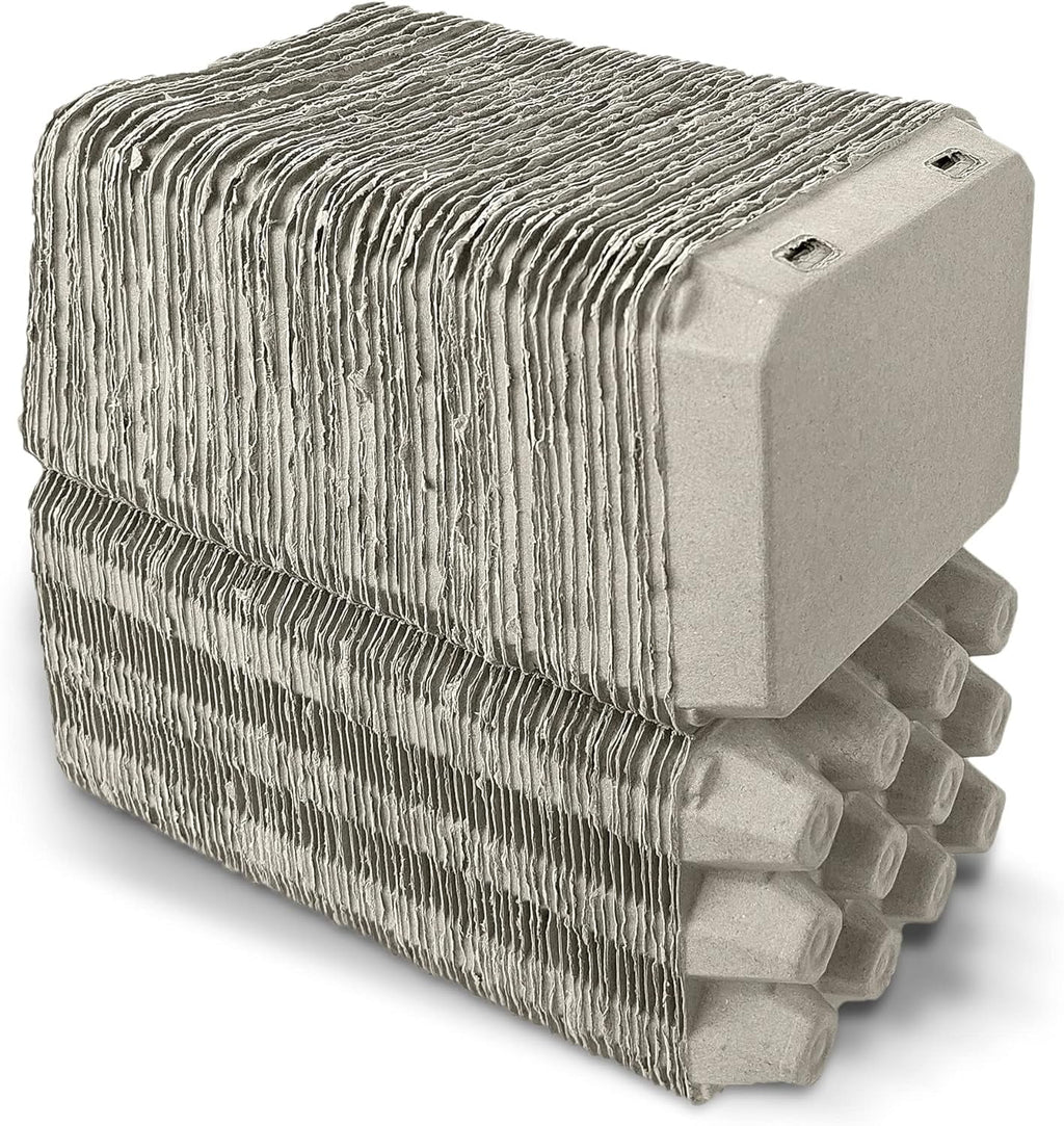 Blank Egg Cartons 75-Pack 3x4 Holds 12 Large Eggs Recycled Cardboard D819