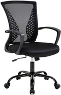 Black Ergonomic Mesh Office Chair with Lumbar Support W984591