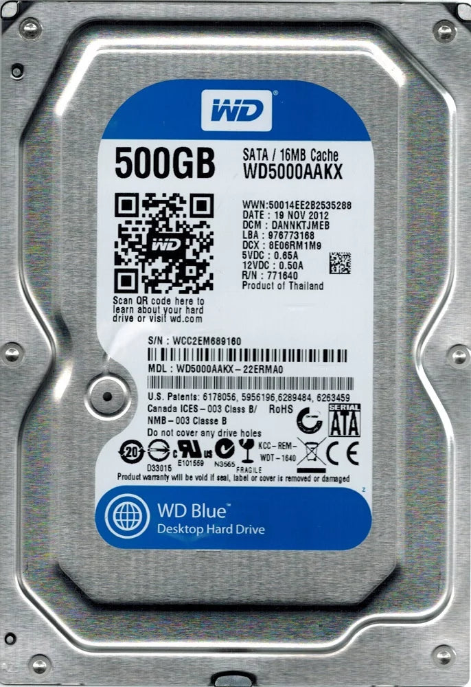 500GB Hard Drive A25623