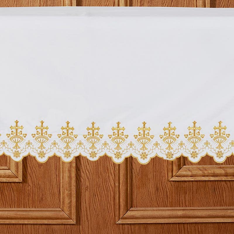 Ornate Cross Altar Frontal (Gold) M7981