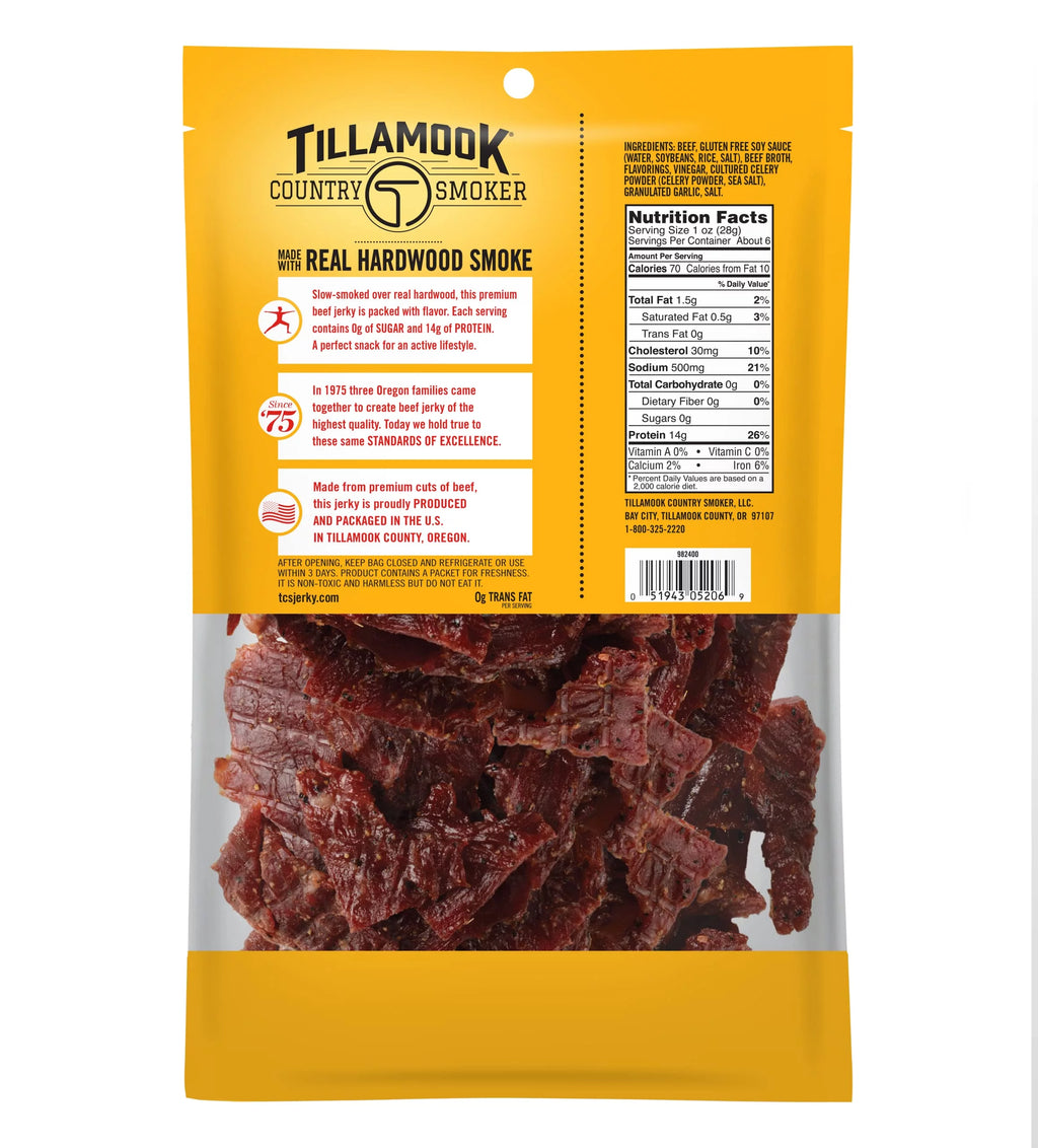 Zero Sugar Beef Jerky 6.5 Ounce Pack of 2 O4408