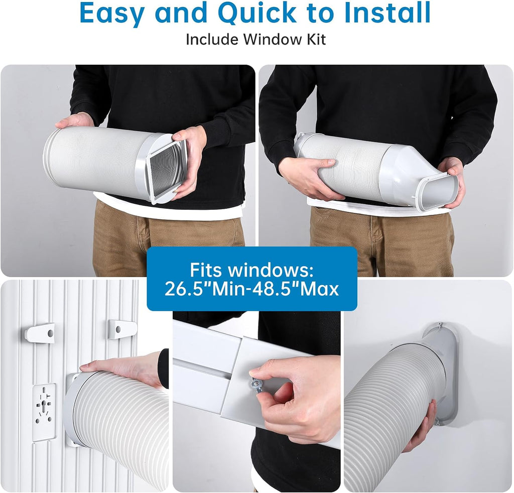 8,000 BTU Portable Air Conditioner with Remote Control L953