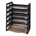 Black Stackable Letter Trays, Pack Of 6 J333