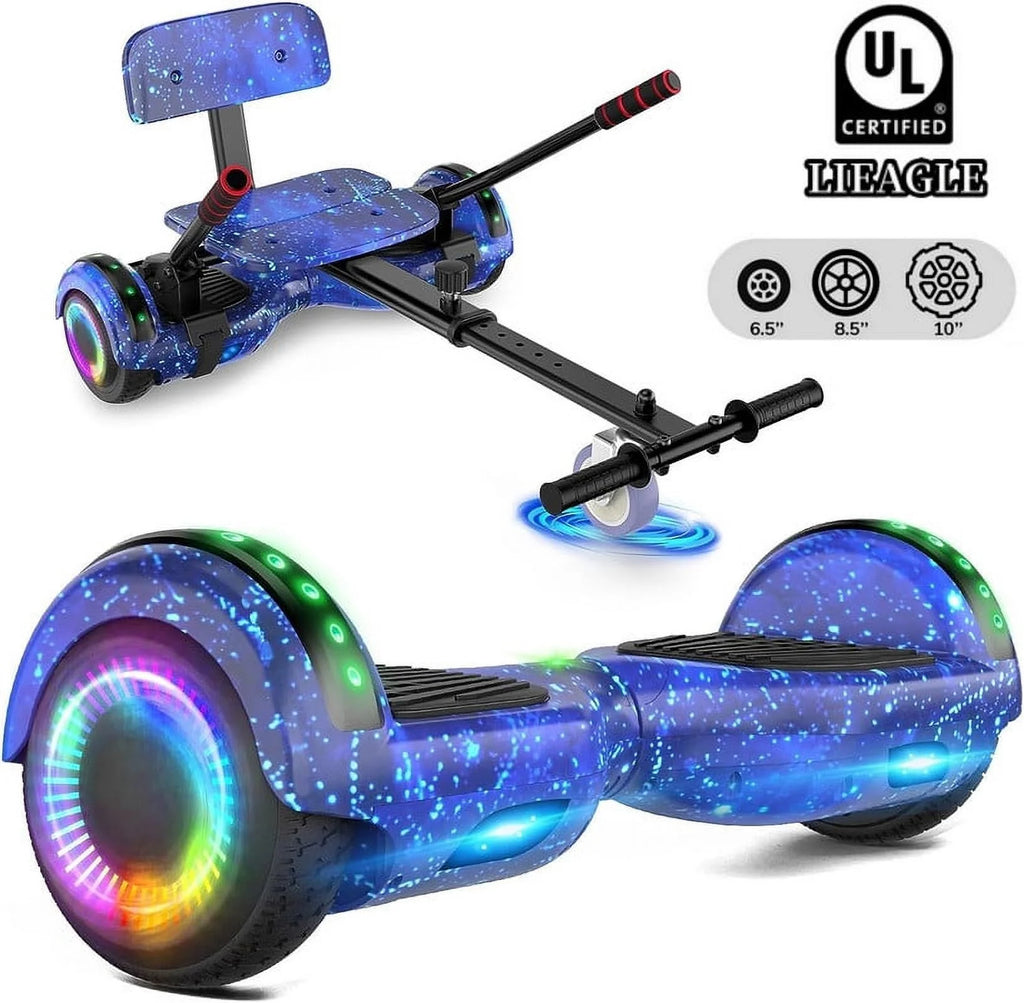 6.5 inch Self Balancing Hoverboard with Seat Attachment B871
