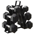 5, 8, and 10 Pound Dumbbell Pairs with Metal Rack D115889