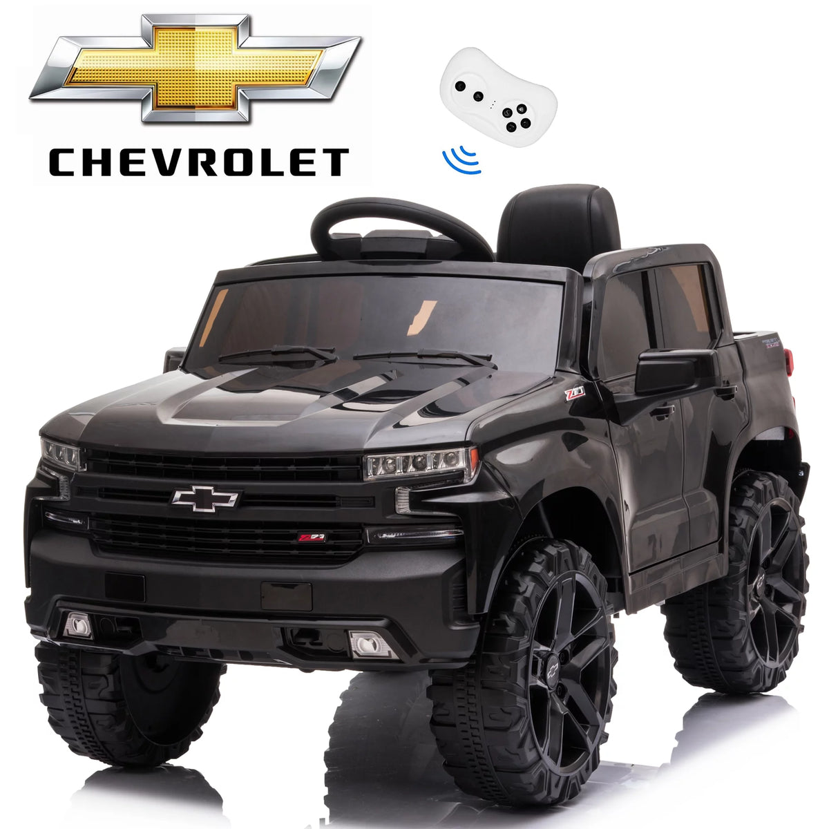 12V White Ride on Truck with Remote Control A903