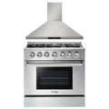 36 Gas Range & Range Hood Y8987
