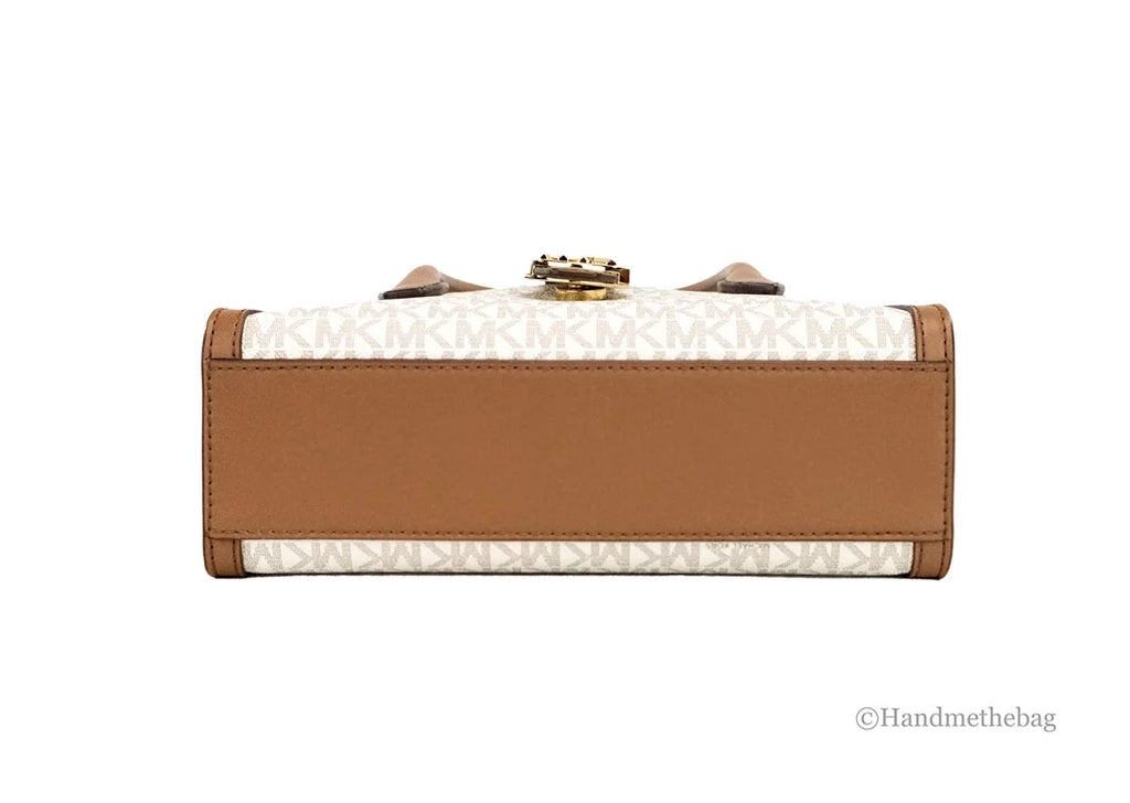 Vanilla PVC Satchel Crossbody Bag P799