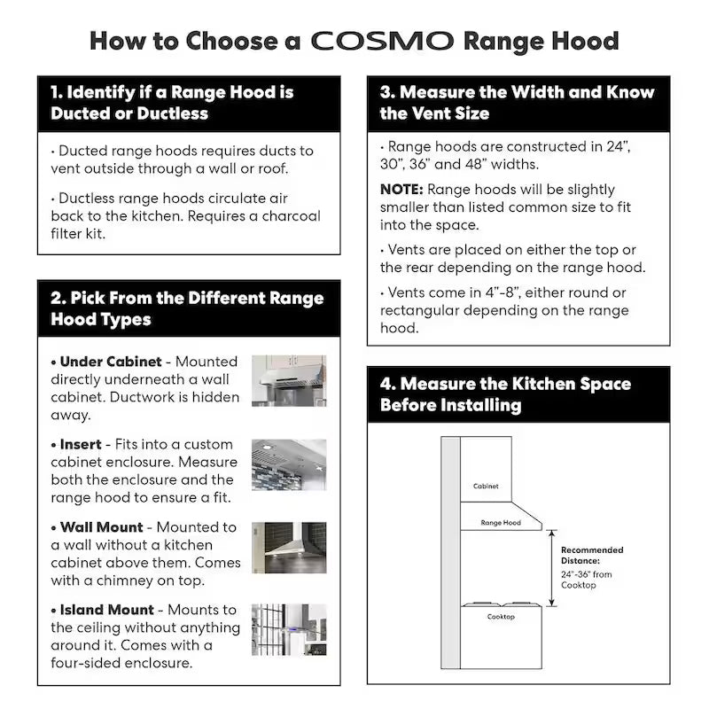 36 in. Stainless Steel Wall Mount Range Hood J20931