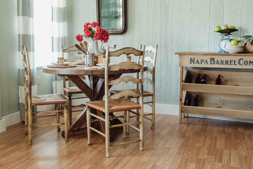 Solid Wood Farm Table Y31396