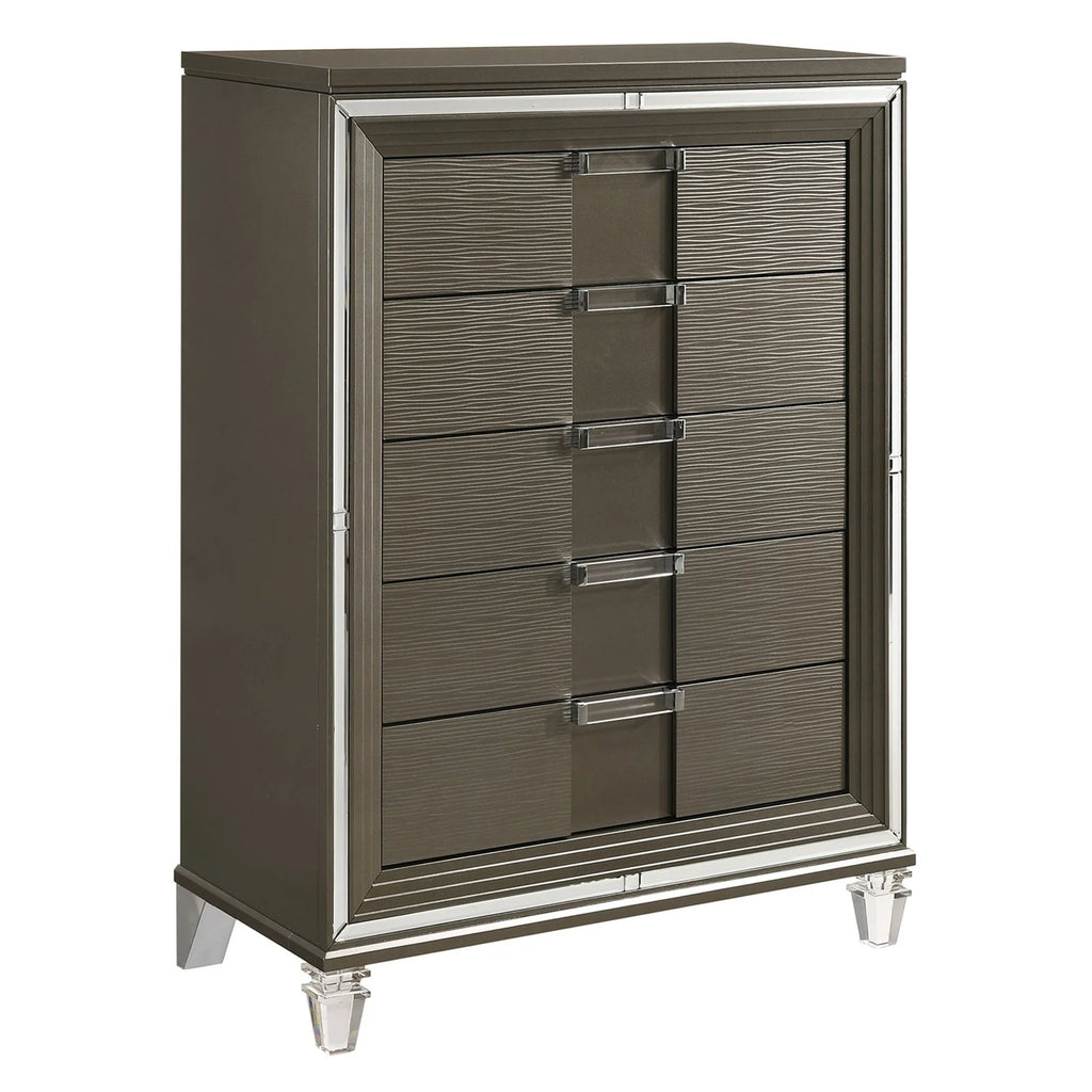 White 5-Drawer Chest O723678