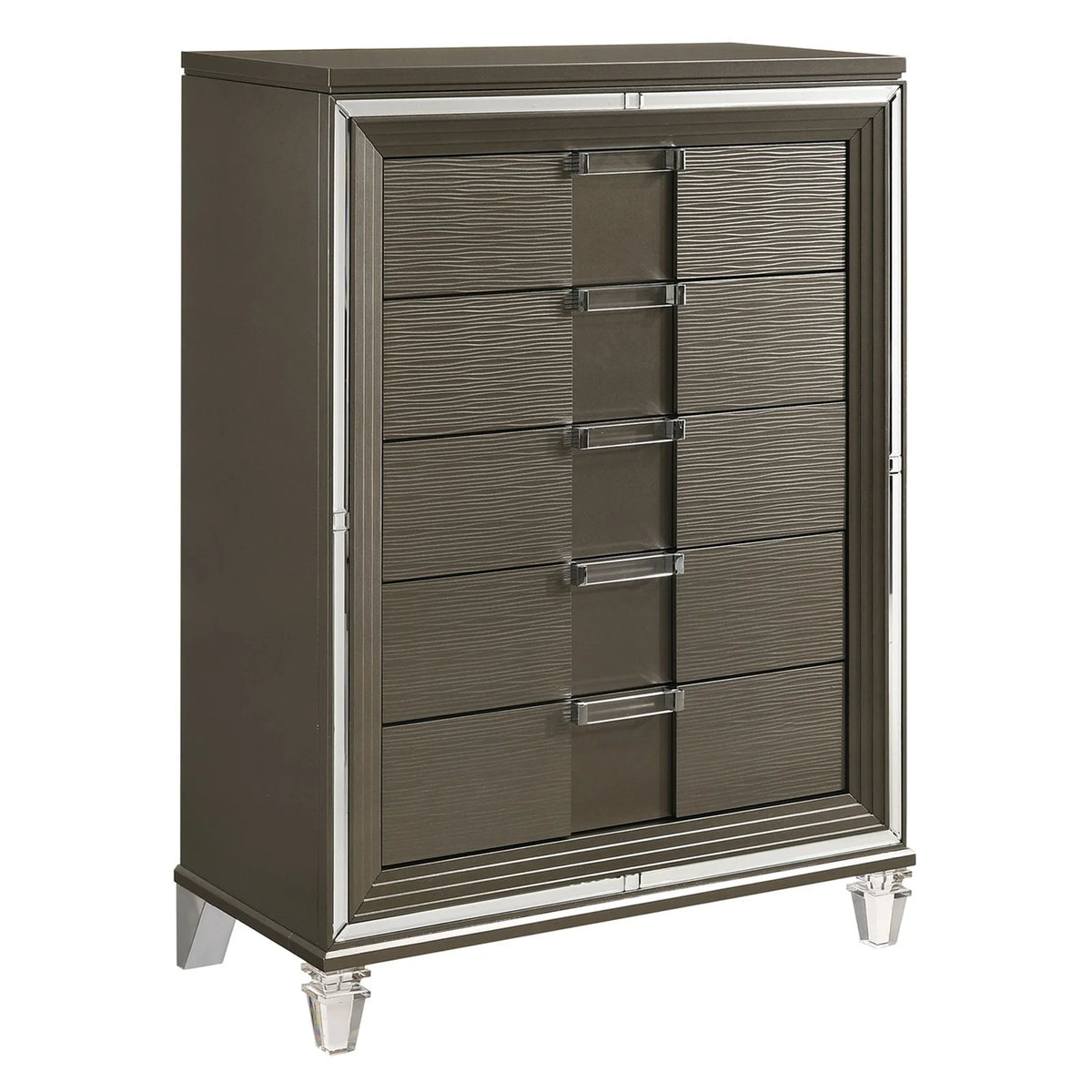 White 5-Drawer Chest O723678