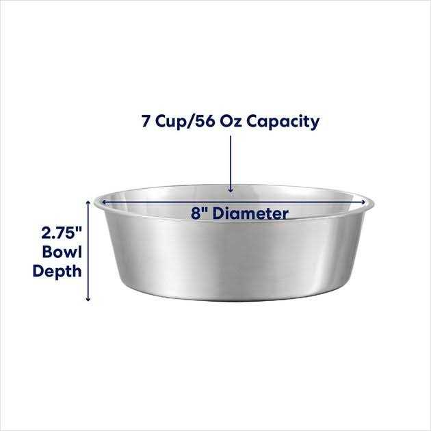 Non-Skid Stainless Steel Bowl X13795