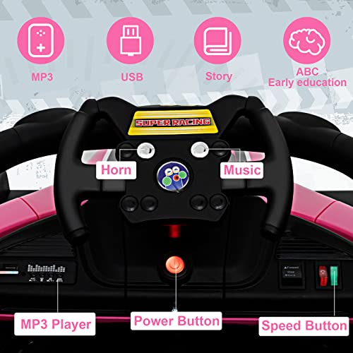 12V Remote Control Battery Powered Ride On Car D479