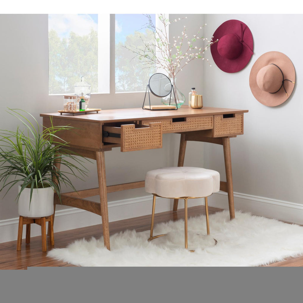 Natural Rattan Desk T8174
