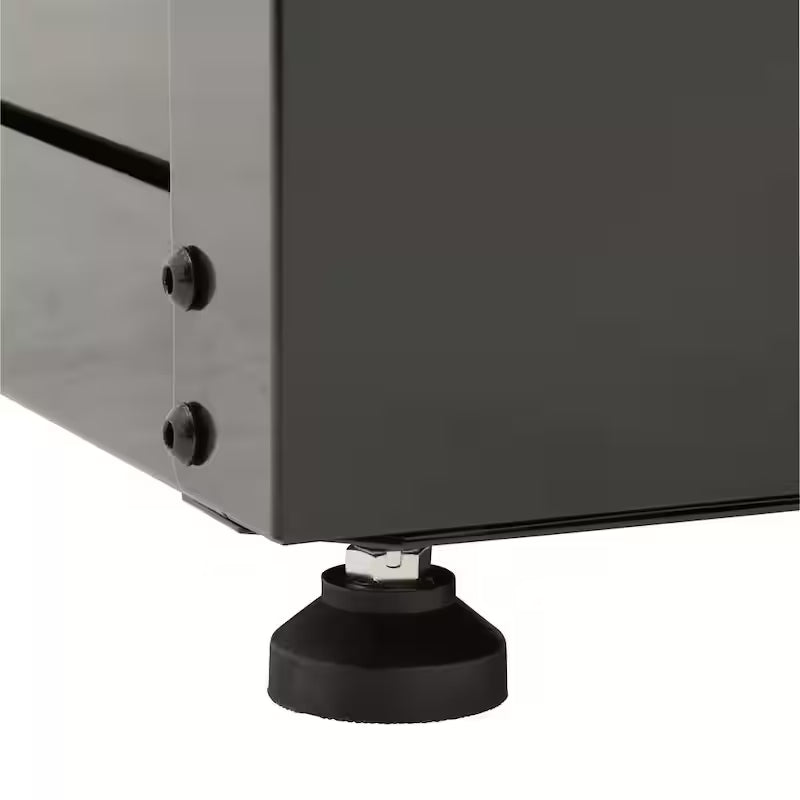 Black Steel Storage Bench K352460