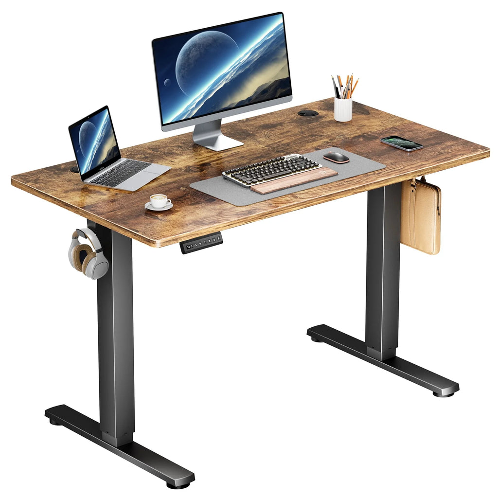 Electric Standing Desk, 40 x 24 Inches Height Adjustable Desk with Memory Preset G7155