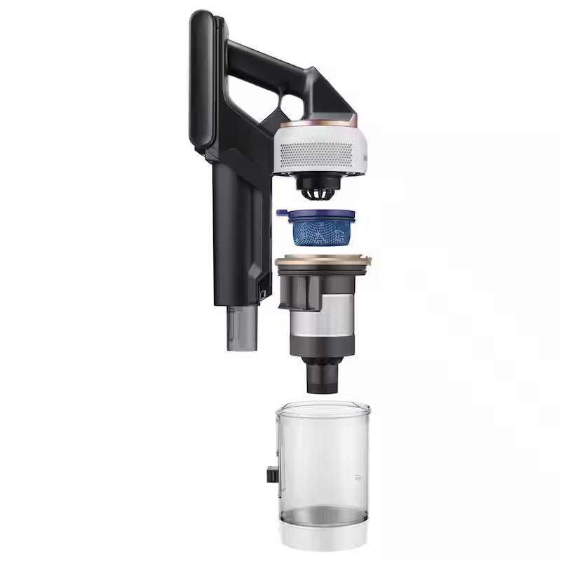 Cordless Stick Vacuum with Clean Station in Misty White G720459