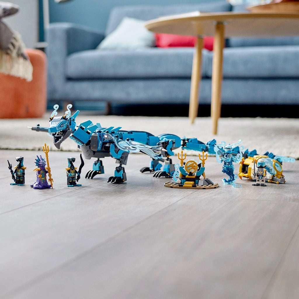 Water Dragon Toy Building Set with 5 Minifigures P56460