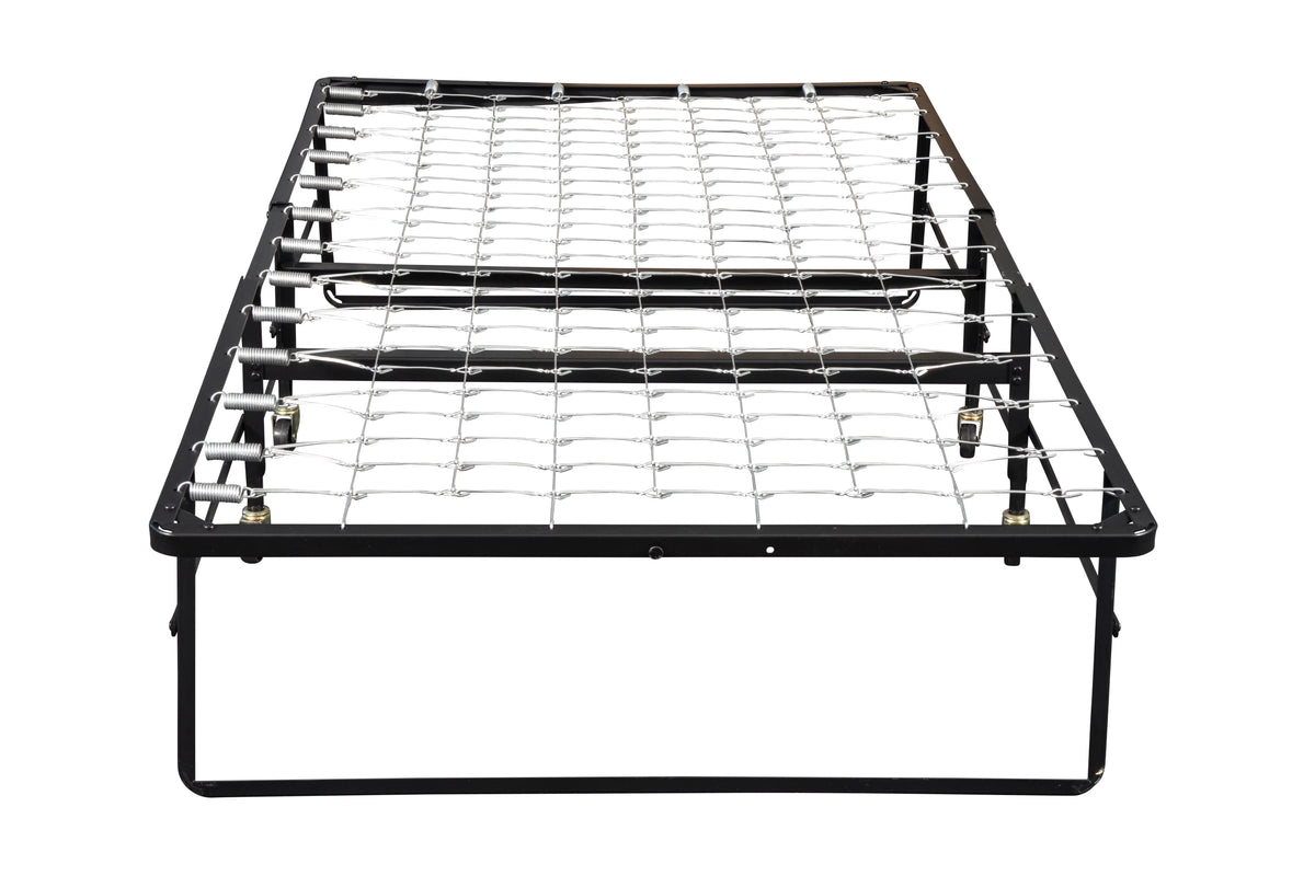 Rollaway Bed with Fiber Mattress Twin Steel Construction K635