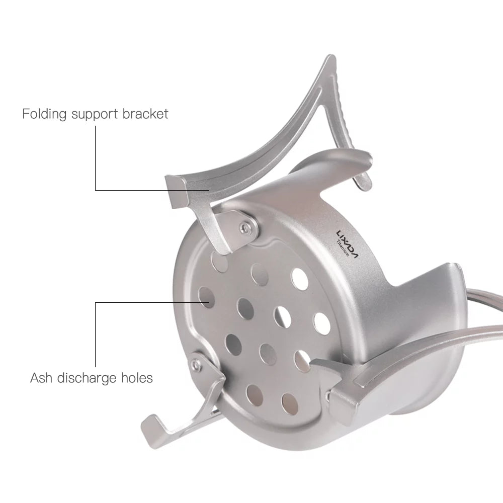 Ultralight Mini Pocket Alcohol Stove Titanium B50940