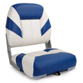 White/Charcoal Low Back Folding Boat Seat, 2 Seats H158632