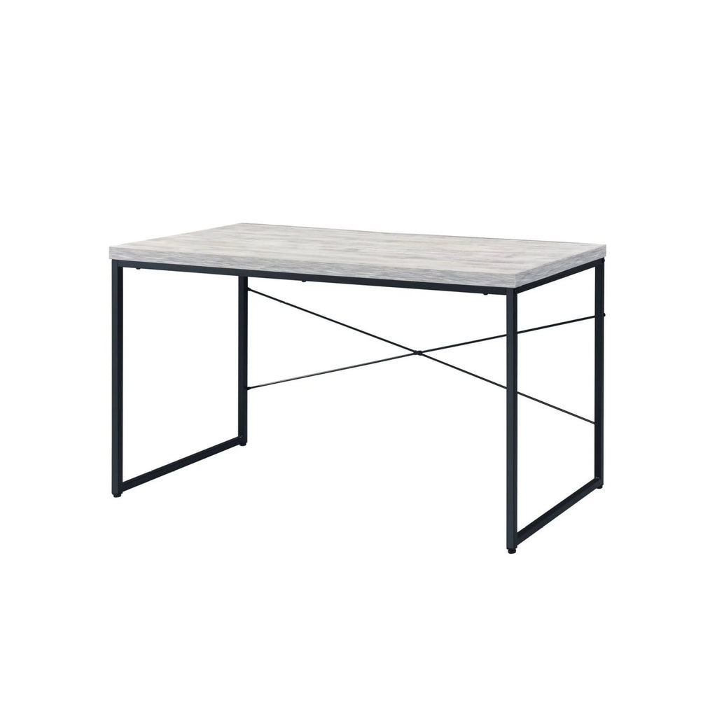 Antique White & Black Desk A723
