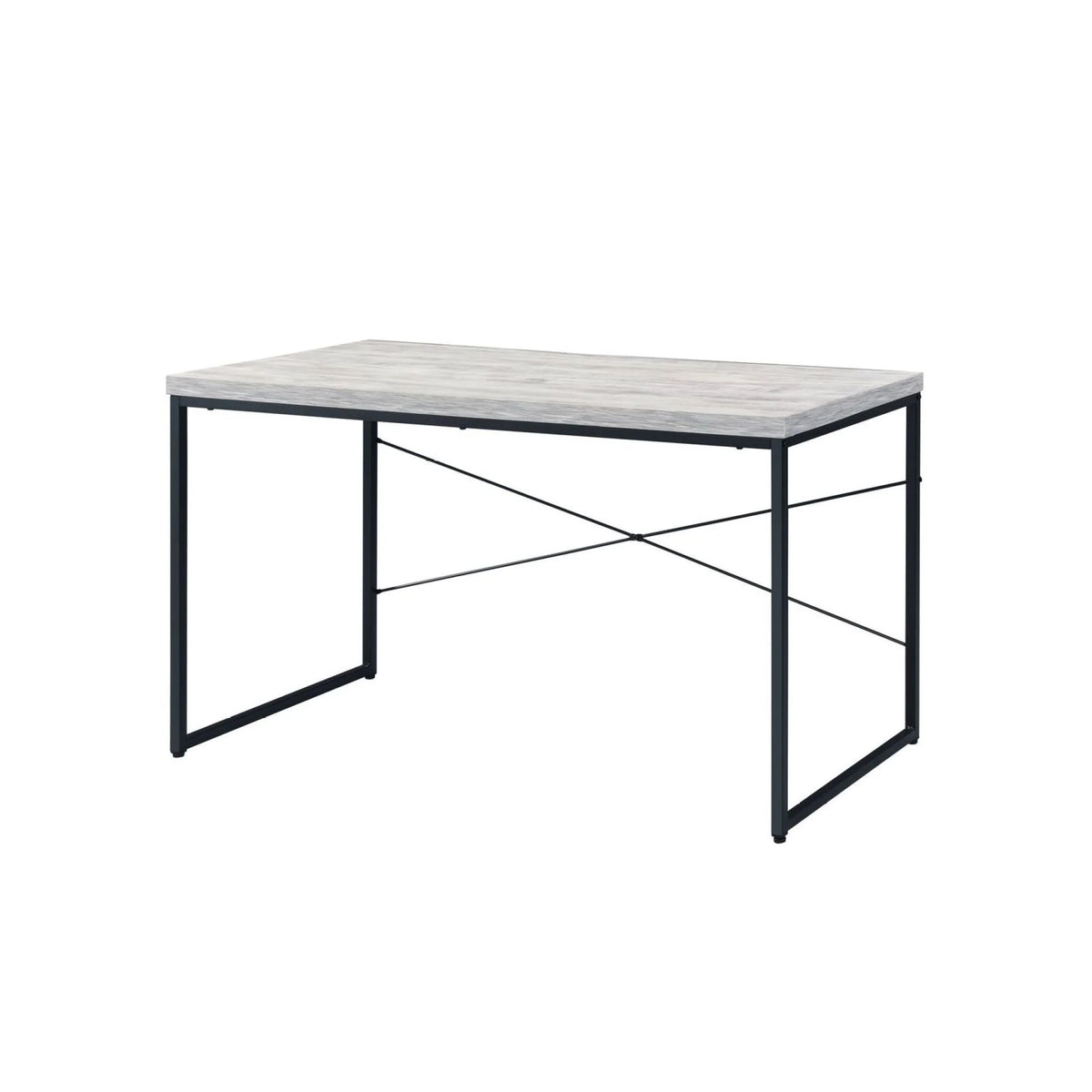 Antique White & Black Desk A723