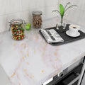 Gold White Marble Peel and Stick Contact Paper S86569