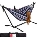 Cotton Double Hammock with Stand and Carrying Bag H351